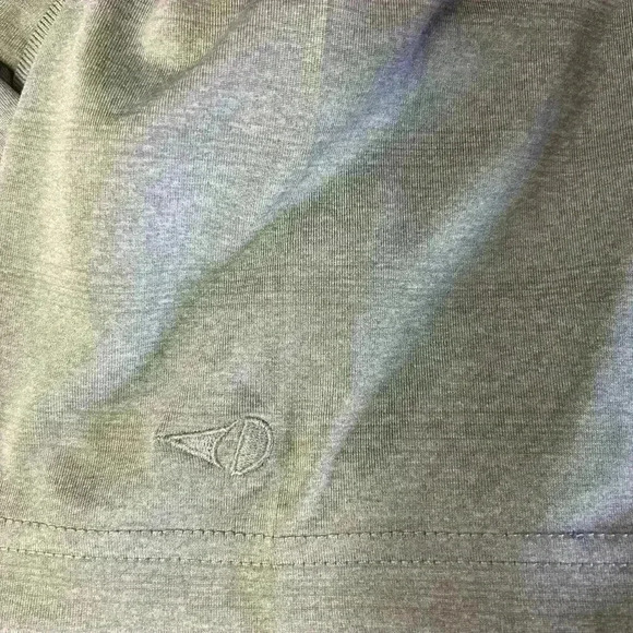 Grand Slam Polo Shirt Gray Striped Golf Casual Short Sleeve Top Size M - Picture 6 of 6